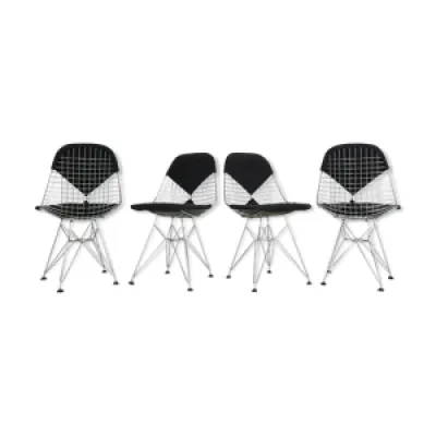 Set de 4 chaises en fil - 1960