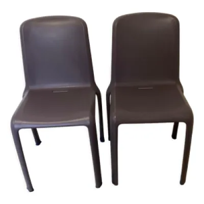 paire de chaises Pedrali, - design italien