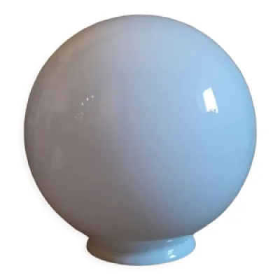 Globe 30cm en verre blanc