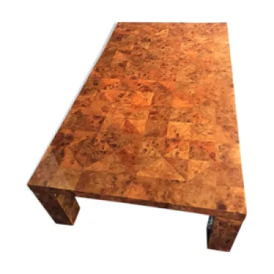 table basse marqueterie