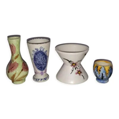4 vases céramique de - vallauris