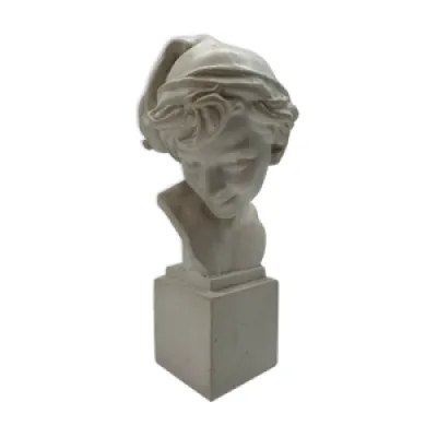 Buste en plâtre sujet - 1900