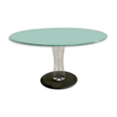 Table ronde en verre - italia