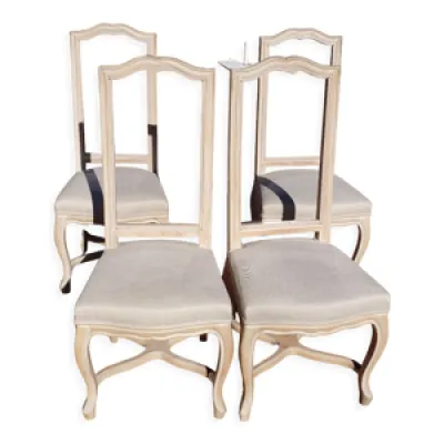 chaises Louis XIV bois - massif