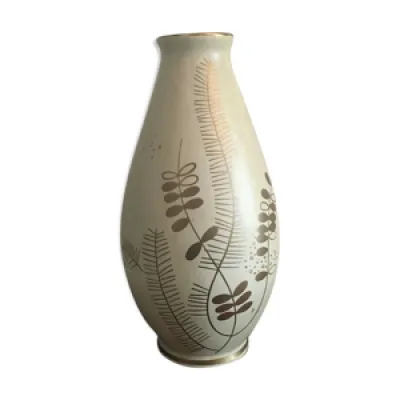 Vase art déco en céramique - peint