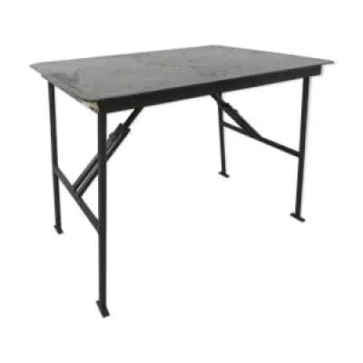 table pliante industrielle - acier