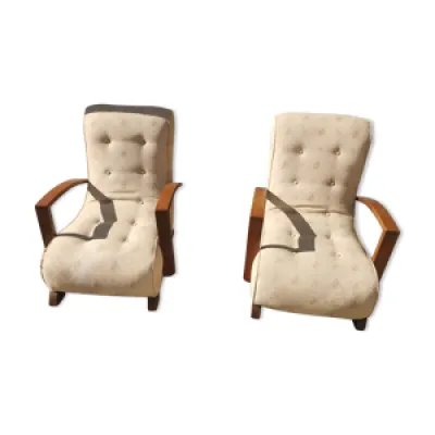 paire de fauteuils art - 1930