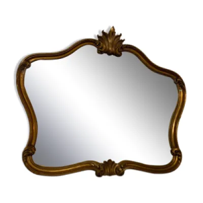 Miroir baroque large - coquille