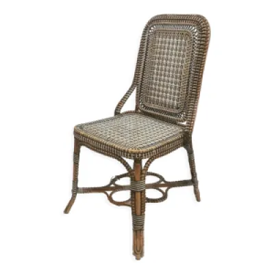 Chaise en rotin Perret - 19eme