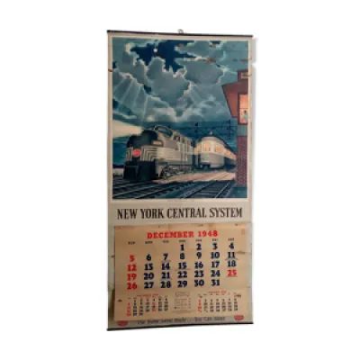 Affiche train New-York - central