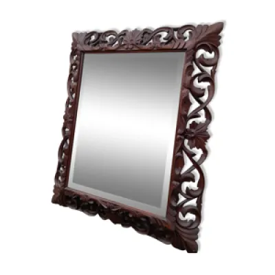 Miroir biseauté ancien - style henri