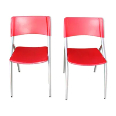 Paire de chaises Calligaris - italiennes