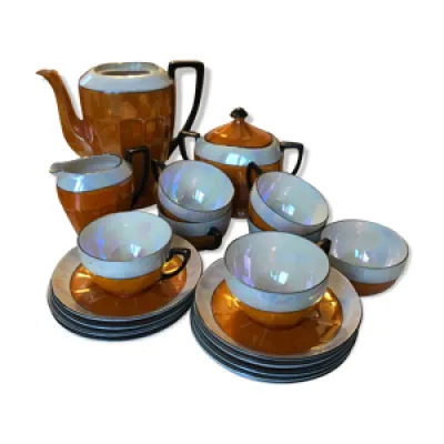 Service à thé en porcelaine - art deco