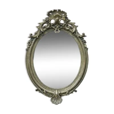 miroir ovale du XIXème