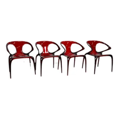 Set of 4 Ava Bridge chairs - song wen zhong
