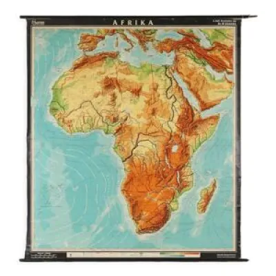 Carte scolaire d’Afrique - vers 1950