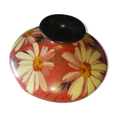 Vase en céramique peint - giraud vallauris