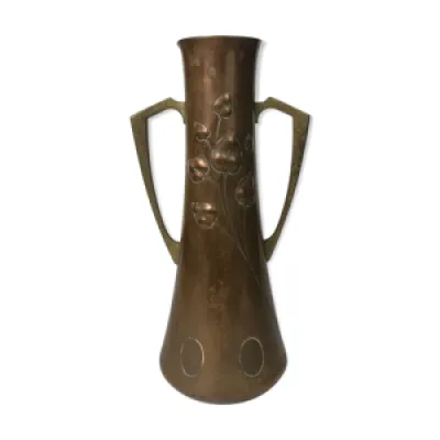 Vase art nouveau WMF - cuivre laiton