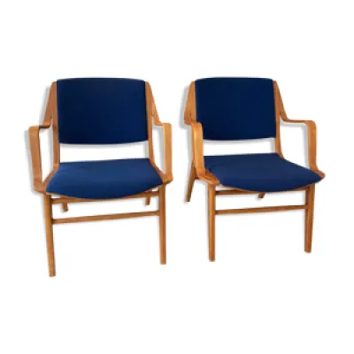 fauteuils 'AX' design - fritz hansen