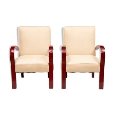 pair of Art Deco armchairs