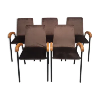 Ensemble de cinq fauteuils modèle