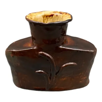 Vase en terre par Cnani - poterie 1970