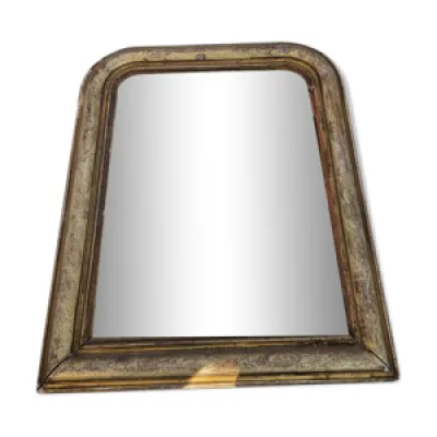 miroir doré sculpté - bois