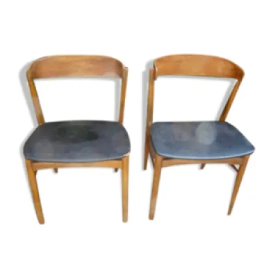 Paire de chaises scandinaves - anciennes