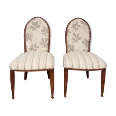 2 chaises rénovées - style