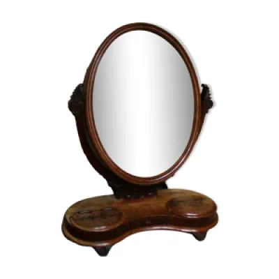 miroir ancien « psyché - xixe