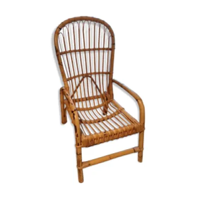 fauteuil rotin bambou