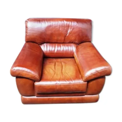 fauteuil en cuir véritable