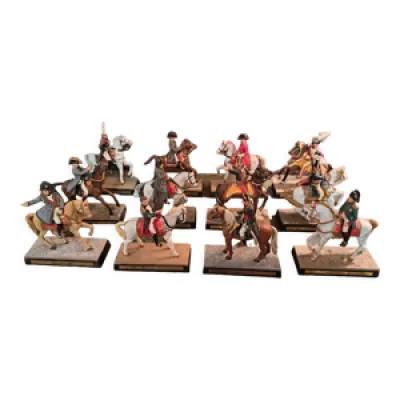 Lot de 12 cavaliers napoléonien - plomb