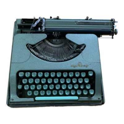 Machine à écrire M.J Rooy verte