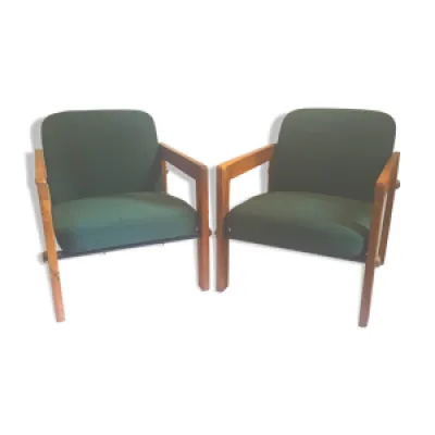 Paire de fauteuils années - 50 ancien