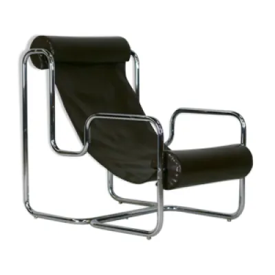 fauteuil tubulaire acier - 1970