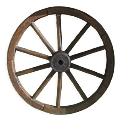 roue de charrette ancienne.