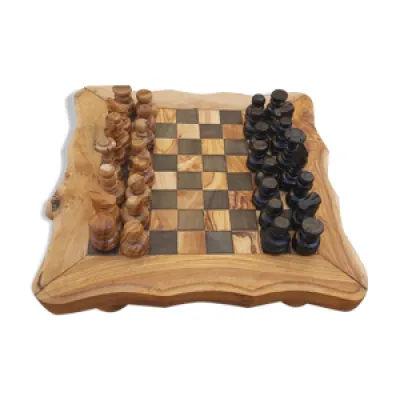 Jeux d'échecs en bois - tiroirs