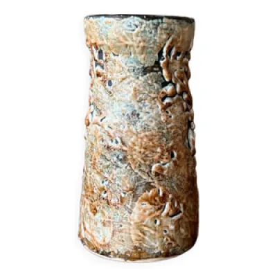 Vase en grès cylindrique