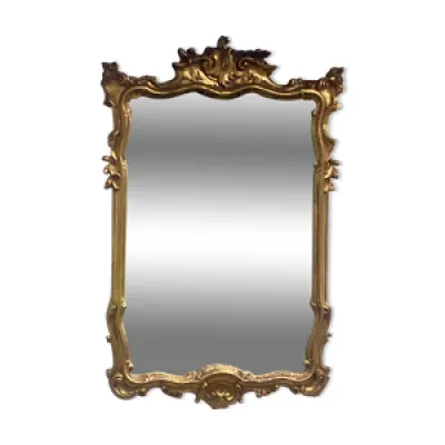 Miroir de style baroque, - bois stuc