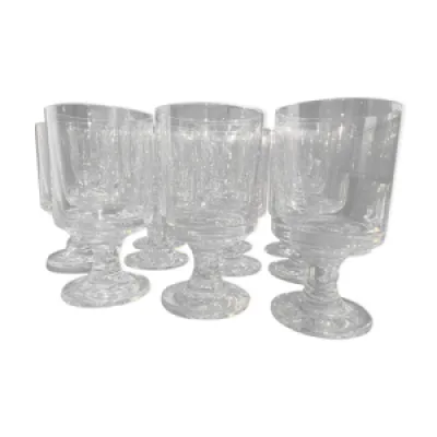 Lot de 11 verres en cristal - 1930