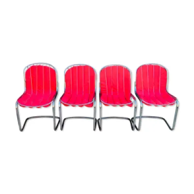 Ensemble de 4 chaises - design italien