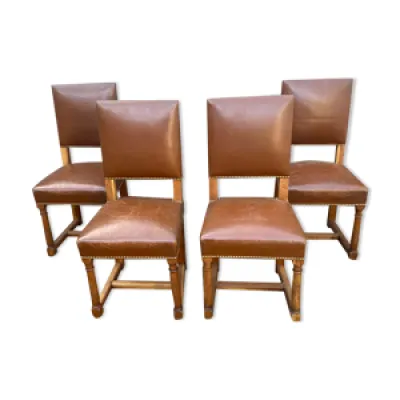 4 chaises anciennes en