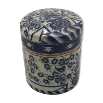 Pot chinois ancien en - porcelaine bleue