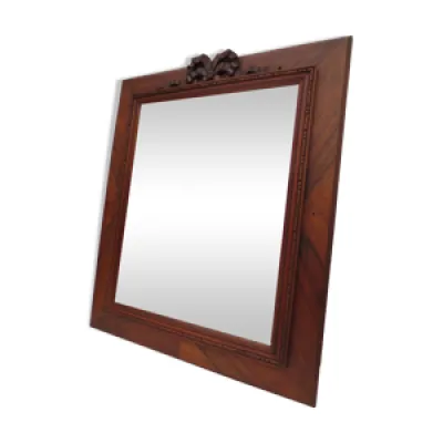 miroir rectangulaire, - cadre bois