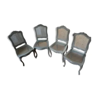4 chaises style Louis - manger