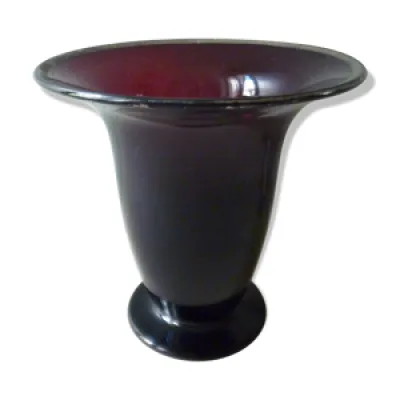 Vase cornet en verre