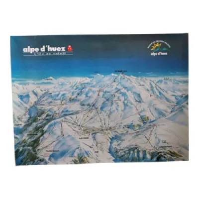 Plan des pistes Alpe - pierre