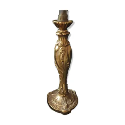 Ancien pied de lampe - bronze