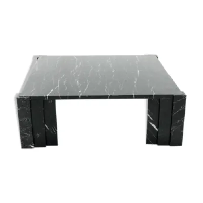 Table basse italienne - noir marbre